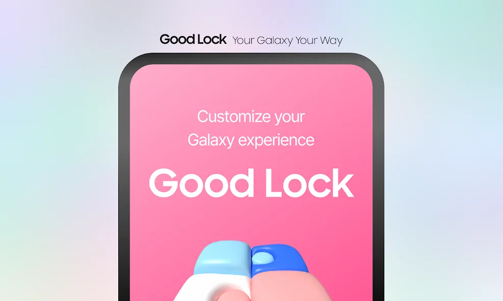 Good Lock 官方截圖,顯示 Galaxy 介面自訂入口