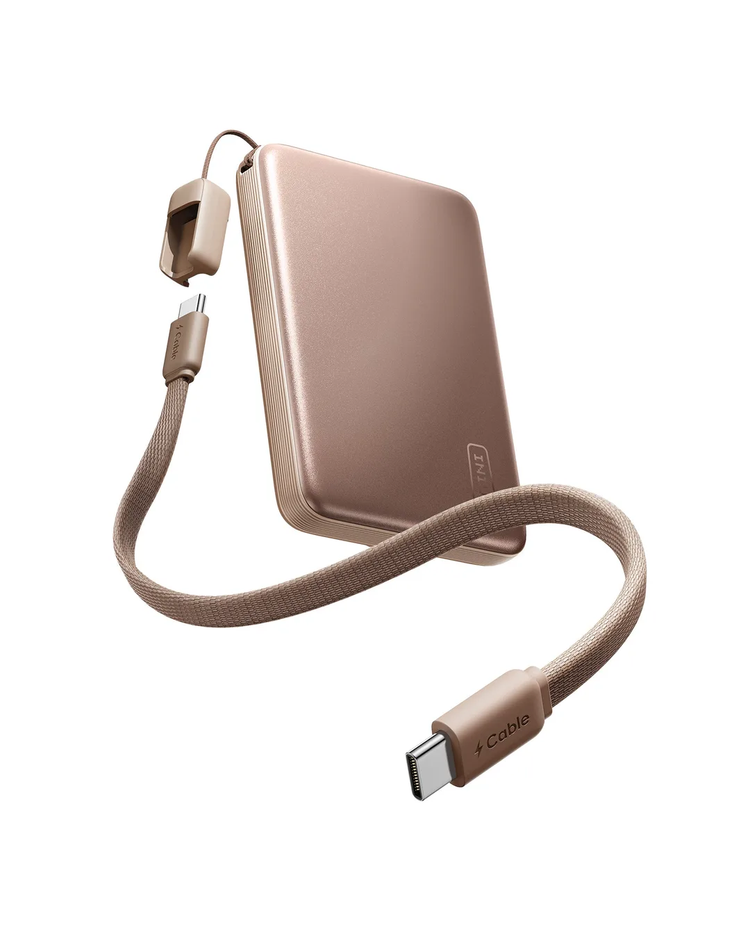 INIU SnapGo Air 連住可拆式 USB-C GoCord,展示掛繩同充電線設計