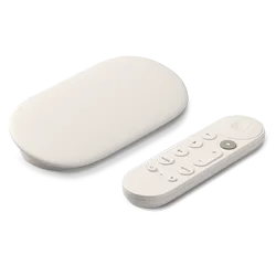 Google TV Streamer 4K 同遙控器產品圖