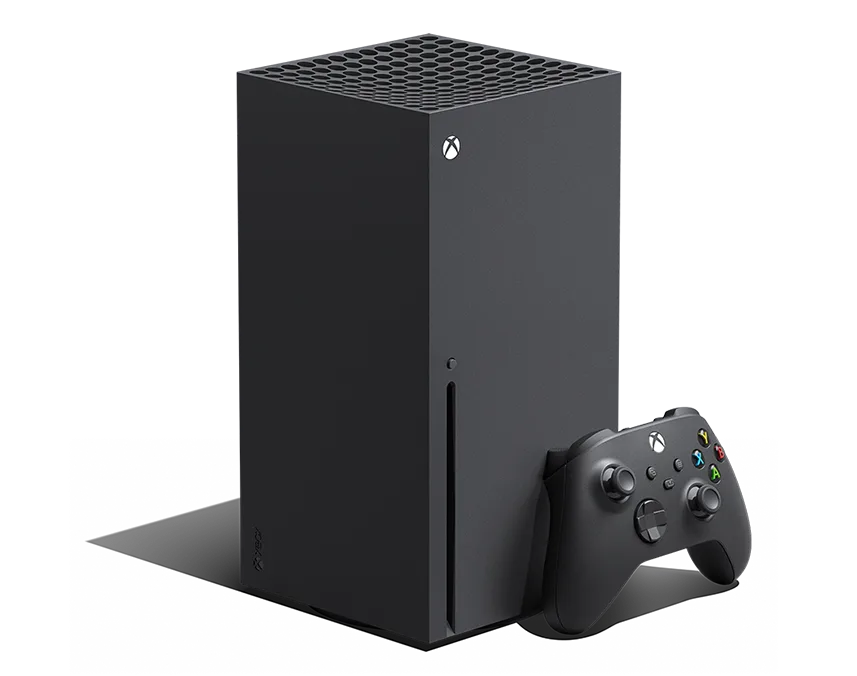 黑色 Xbox Series X 主機同手掣產品圖