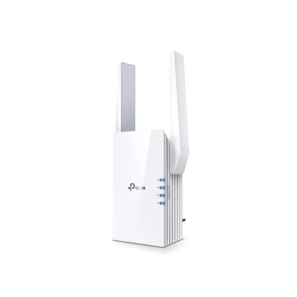 TP-Link RE505X Wi-Fi 6 extender 產品圖,插牆式設計