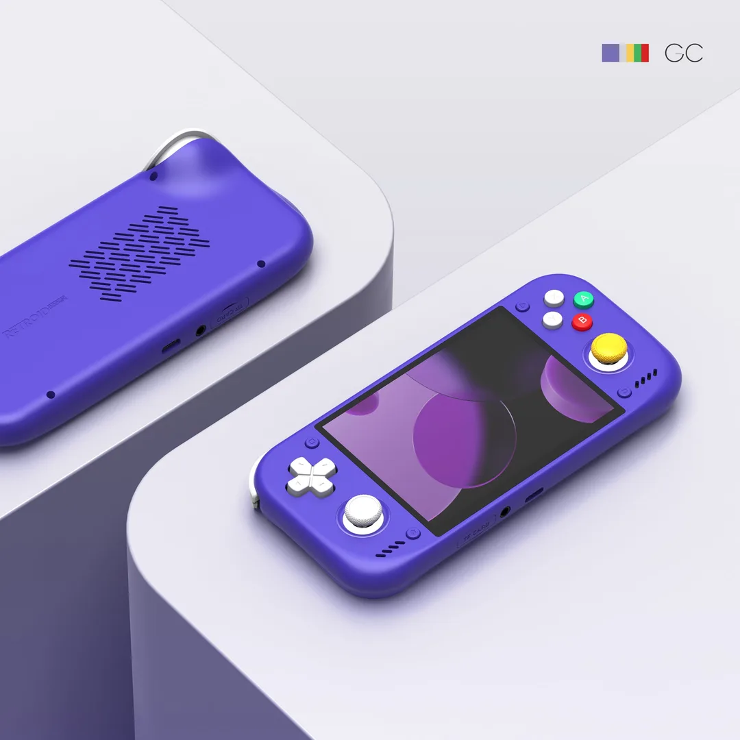 GC 配色 Retroid Pocket Nova 機身正反面產品圖