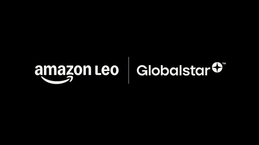 Amazon Leo、Globalstar 同 Apple 衛星合作公告配圖。