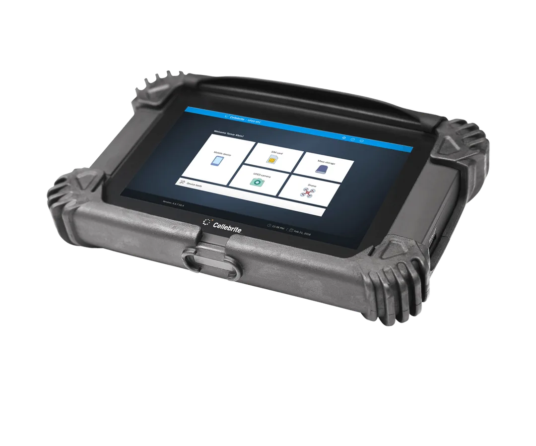 Cellebrite 官方 UFED 產品頁嘅工具畫面截圖