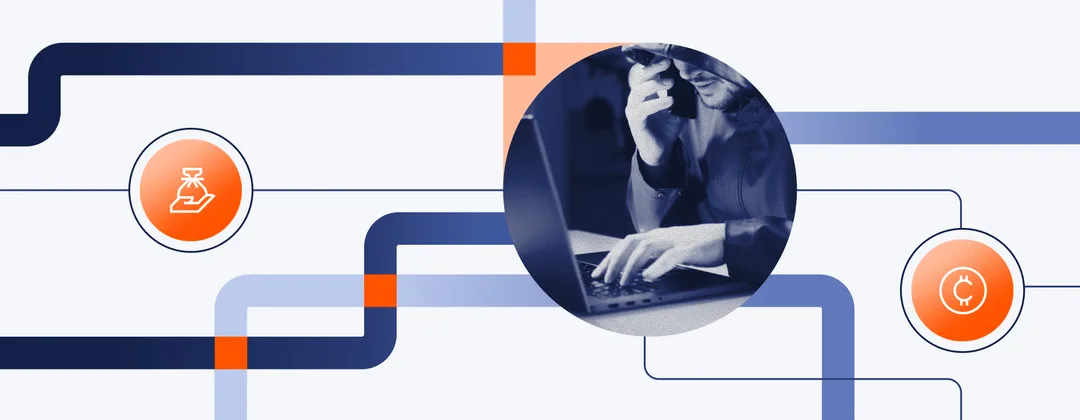 Chainalysis 文章主圖,用示意相表達 crypto hack 同資金流向