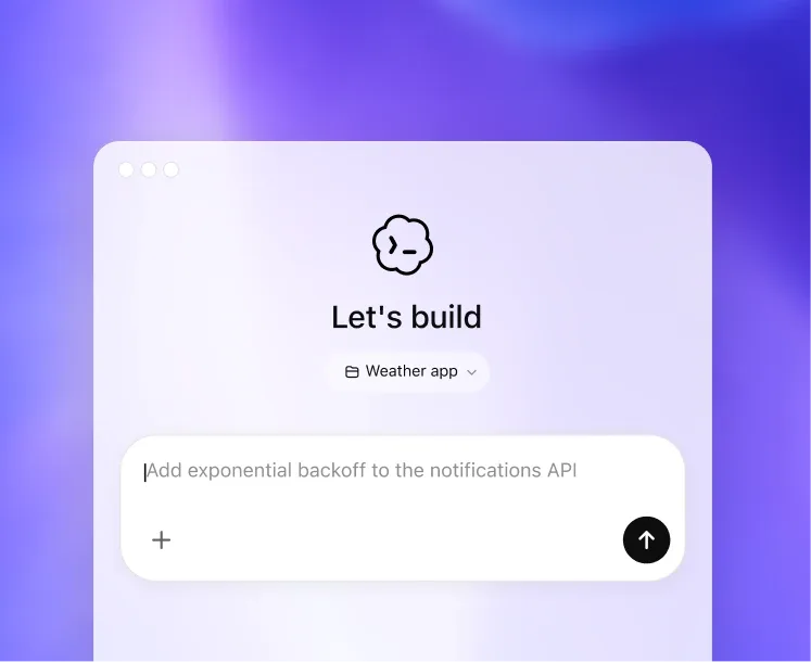 OpenAI Codex app 畫面,顯示開發者輸入任務畀 coding agent 處理