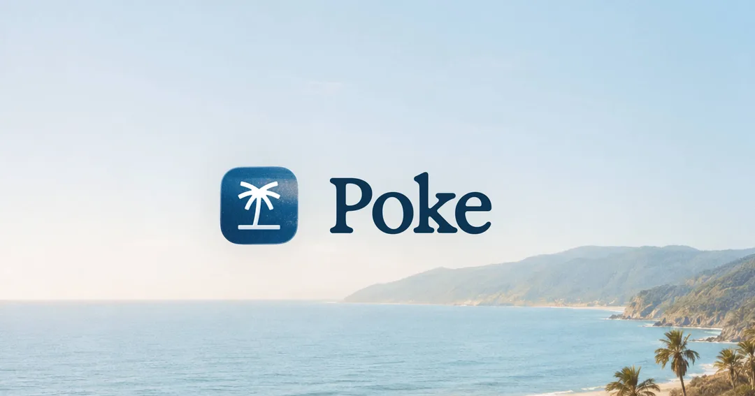 Poke 官方圖，展示佢將 AI 助手放入訊息對話嘅產品定位