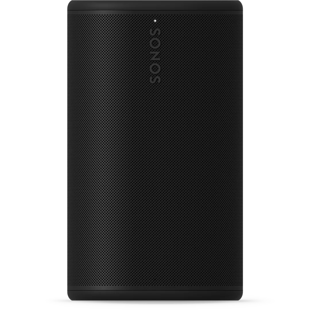 黑色 Sonos Play 正面斜角產品圖