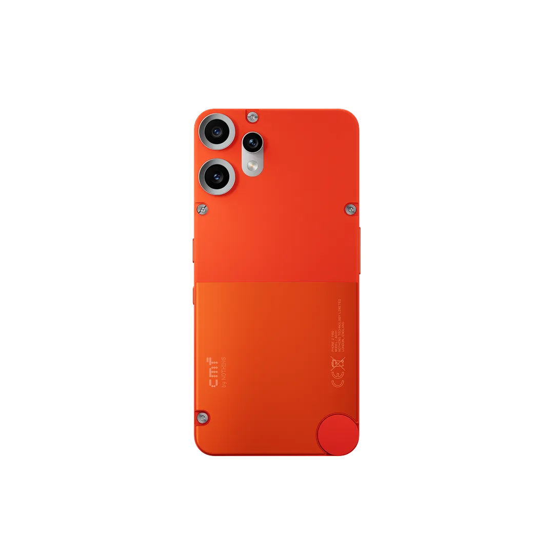 橙色 CMF Phone 2 Pro 機背同鏡頭模組