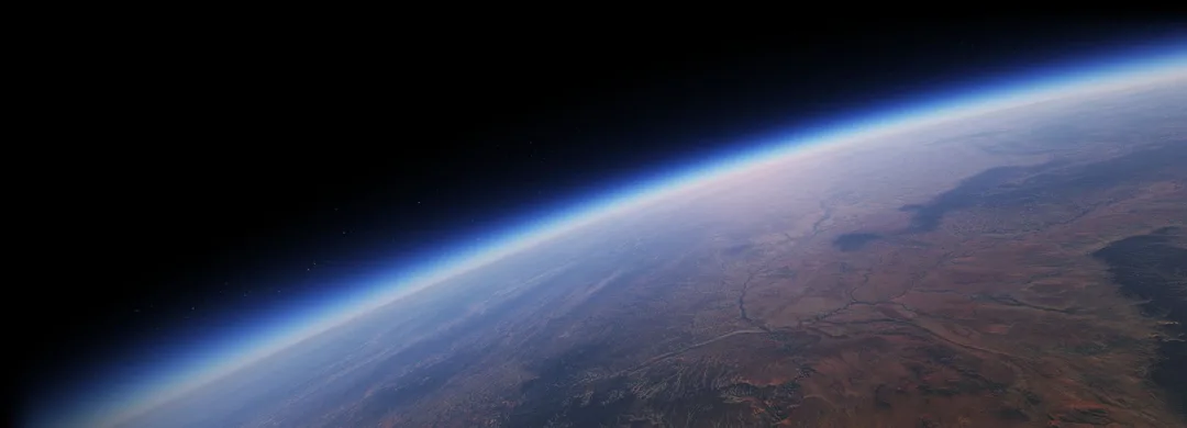 Google Earth web 版載入頁面嘅地球視覺圖
