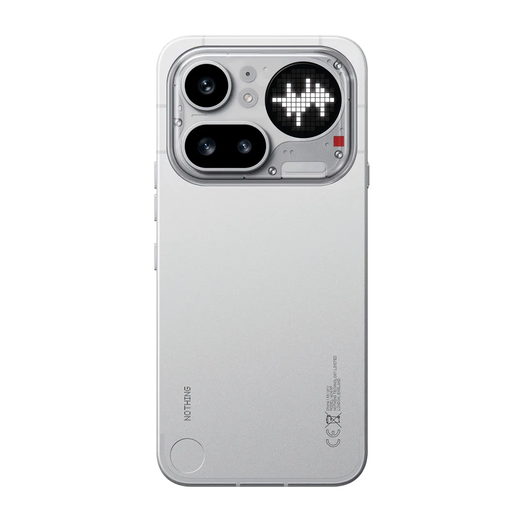 白色 Nothing Phone (4a) Pro 官方產品圖