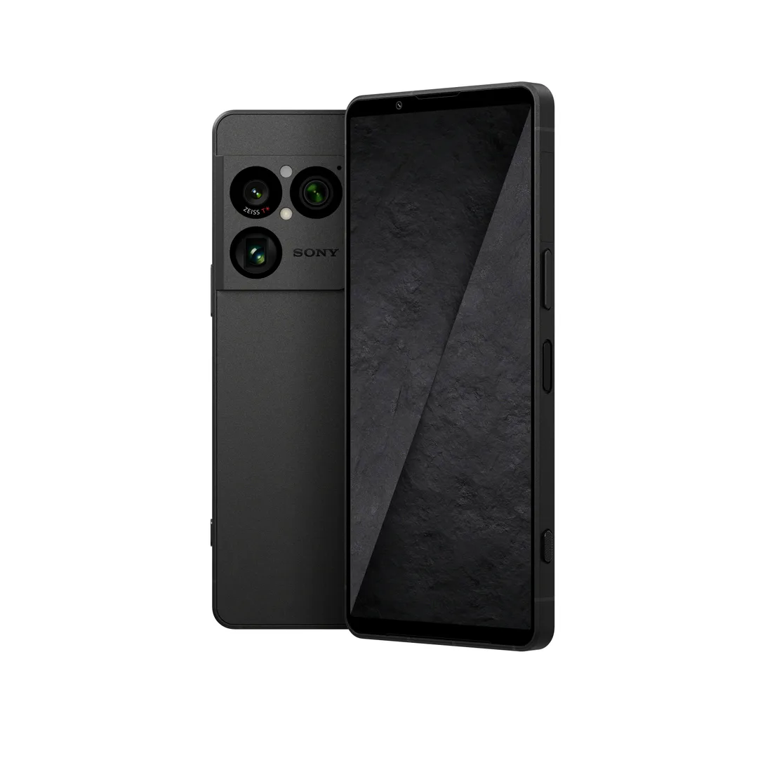 Xperia 1 VIII 黑色機身官方產品圖,見到新方形鏡頭模組