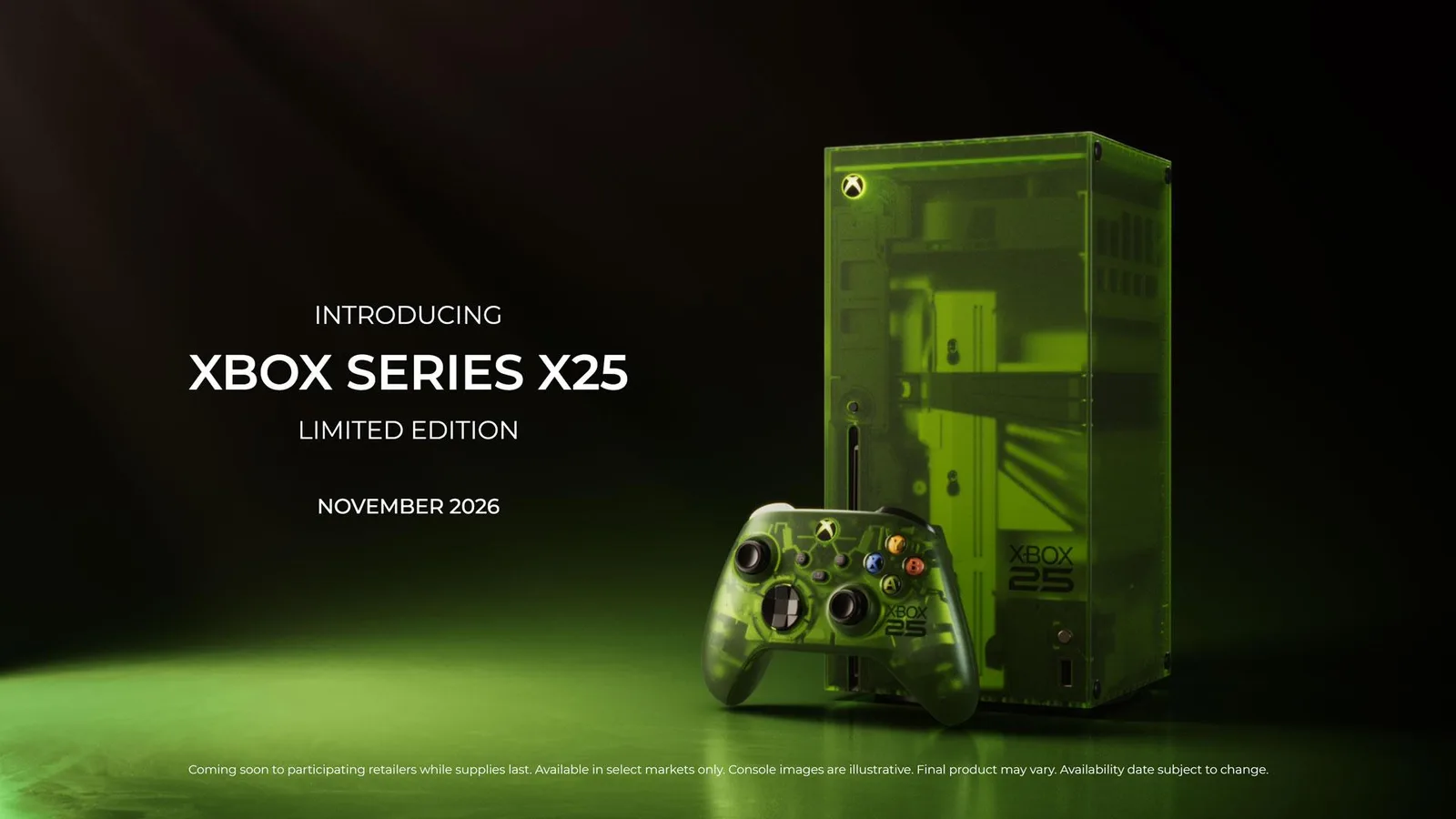 Xbox 25 周年透明綠 Series X：換殼收藏，定值得等港行？