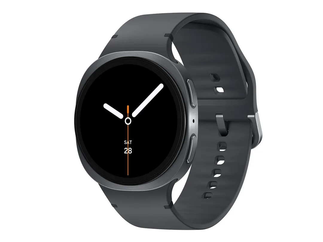 Galaxy Watch8 官方產品圖,顯示圓角方殼同圓形錶面