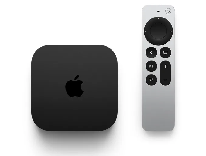 現售 Apple TV 4K 主機同 Siri Remote