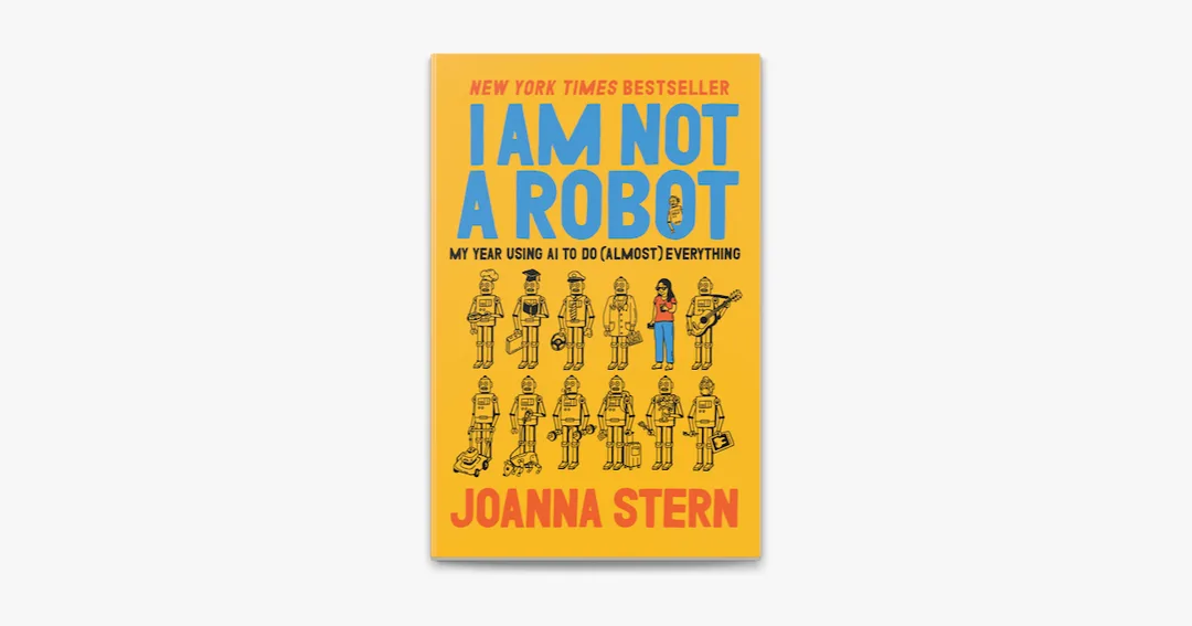Apple Books 上 Joanna Stern《I Am Not a Robot》正版電子書封面同產品圖