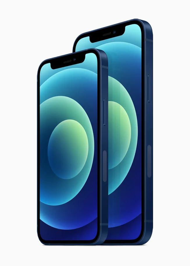 藍色 iPhone 12 同 iPhone 12 mini，回顧 2020 年分兩批開賣嘅系列