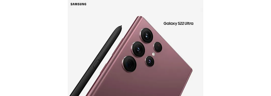 Samsung 香港發布 Galaxy S22 Ultra 時用嘅產品圖