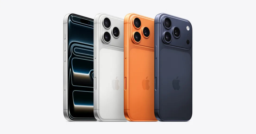 iPhone 17 Pro 系列官方規格頁配圖,展示機背同相機模組