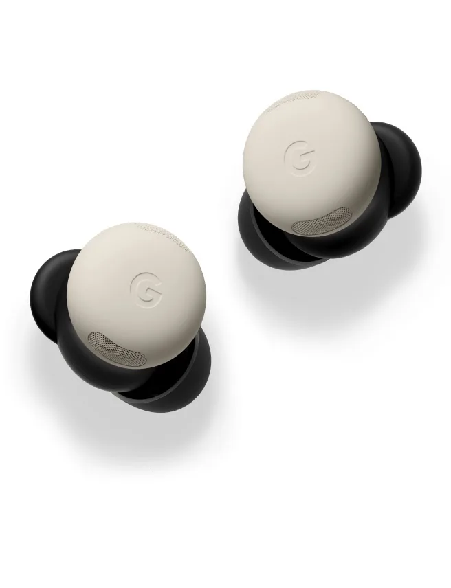 一對 Porcelain 色 Pixel Buds Pro 2 耳機產品圖
