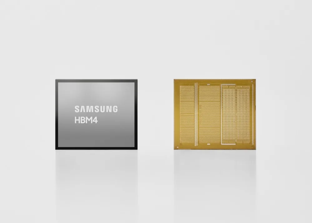 Samsung HBM4 高頻寬記憶體產品圖