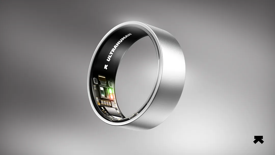 Ultrahuman Ring AIR 智能戒指同充電座產品圖