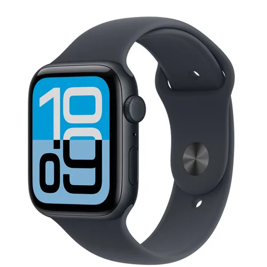 Apple Watch SE 3 午夜暗色鋁金屬錶殼配同色錶帶