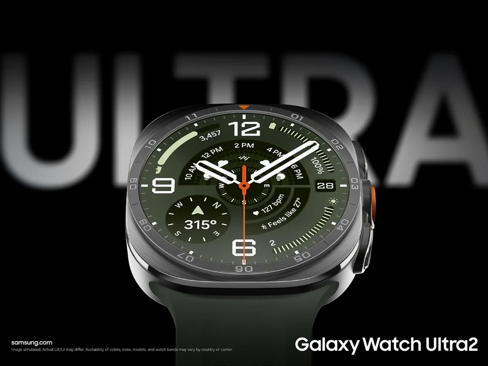 鈦金灰 Galaxy Watch Ultra2 正面產品圖