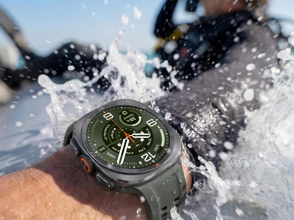 Galaxy Watch Ultra2 潛水記錄功能示意圖