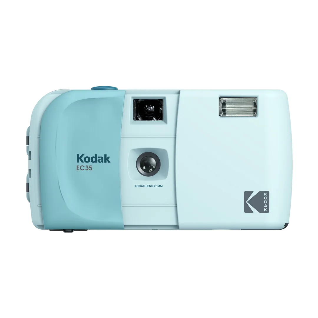粉藍色 Kodak EC35 菲林相機官方產品圖