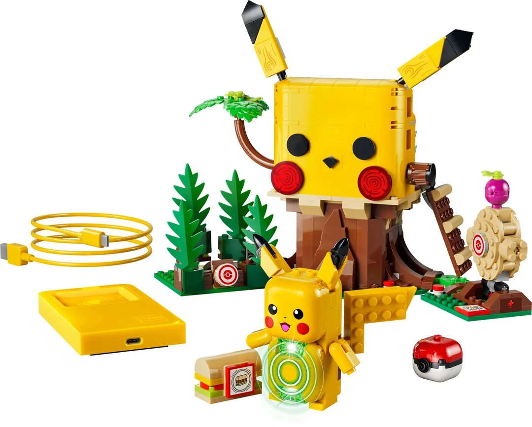 LEGO Pokémon SMART Play Pikachu 訓練樹屋套裝連公仔同場景配件