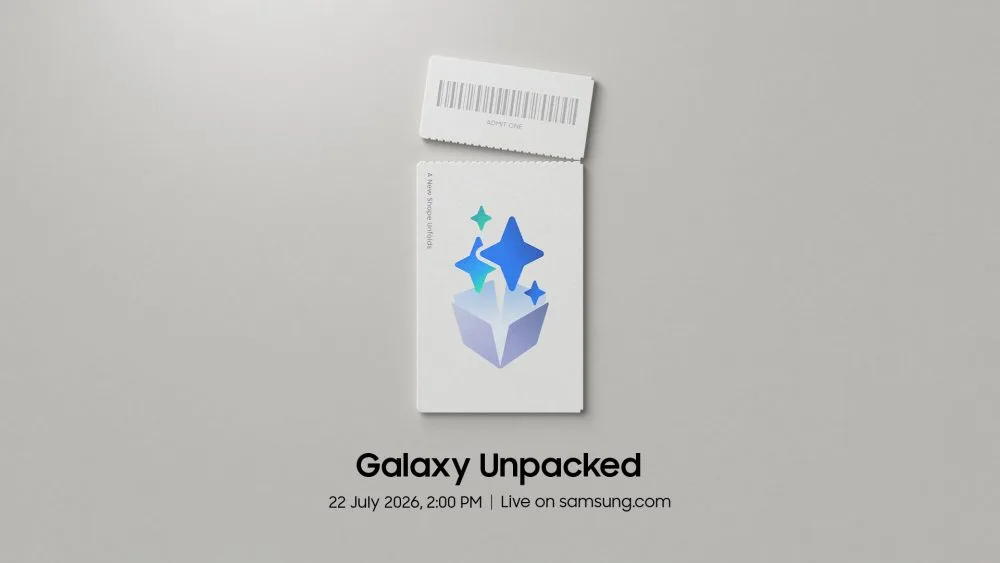 Samsung Galaxy Unpacked 2026 摺機發布會預告圖