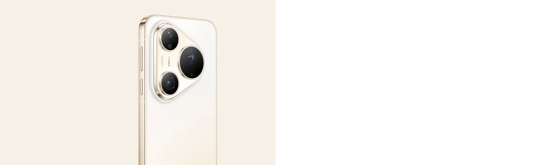 Huawei 全球發布 teaser 上見到白色 Pura 90 系列機背同三鏡頭模組