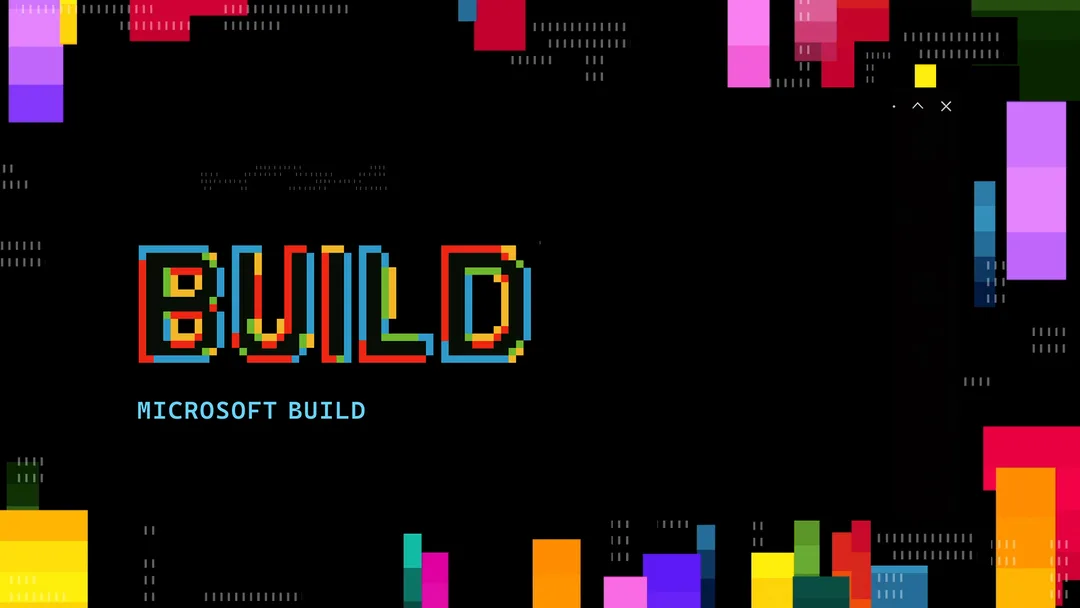 Microsoft Build 2026 官方主視覺，以彩色線條圍住活動名稱