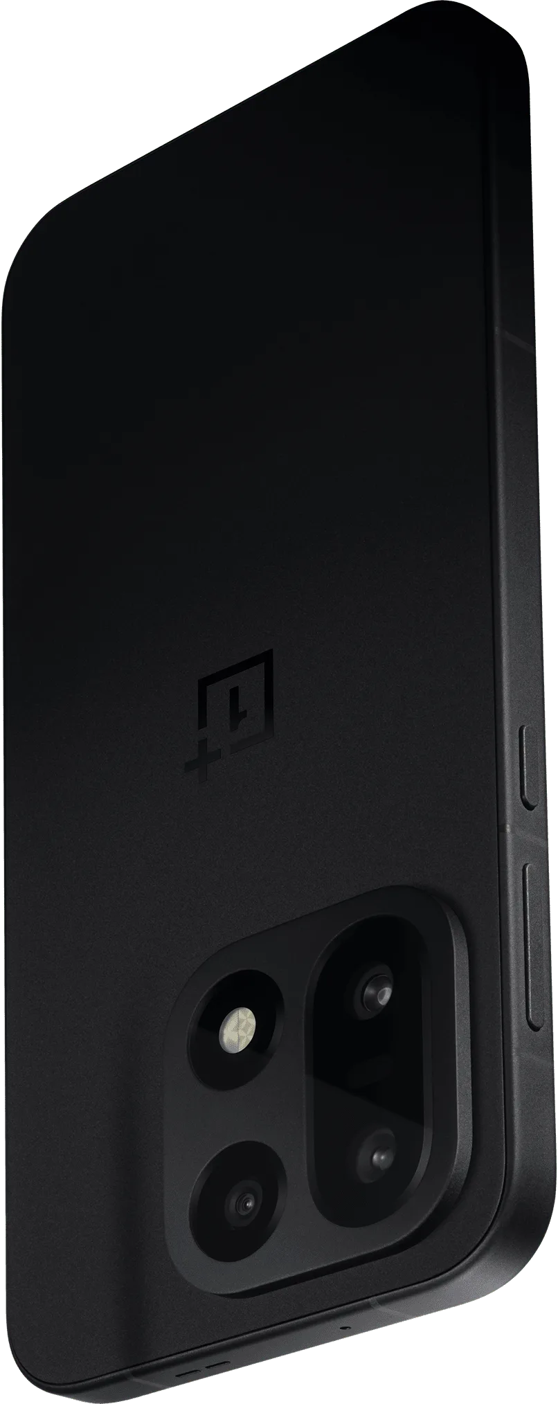 黑色 OnePlus 15 機背同三鏡頭近鏡