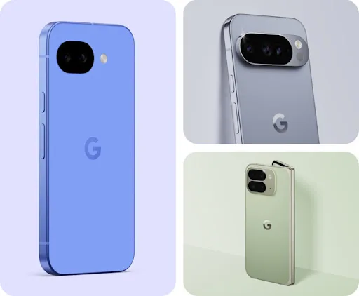 Pixel 10 系列幾部手機排成產品圖，用嚟對比 Pixel 11 傳聞價位