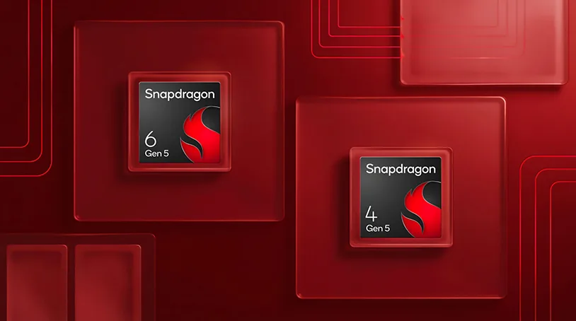 Snapdragon 6 Gen 5 同 4 Gen 5 流動平台官方示意圖