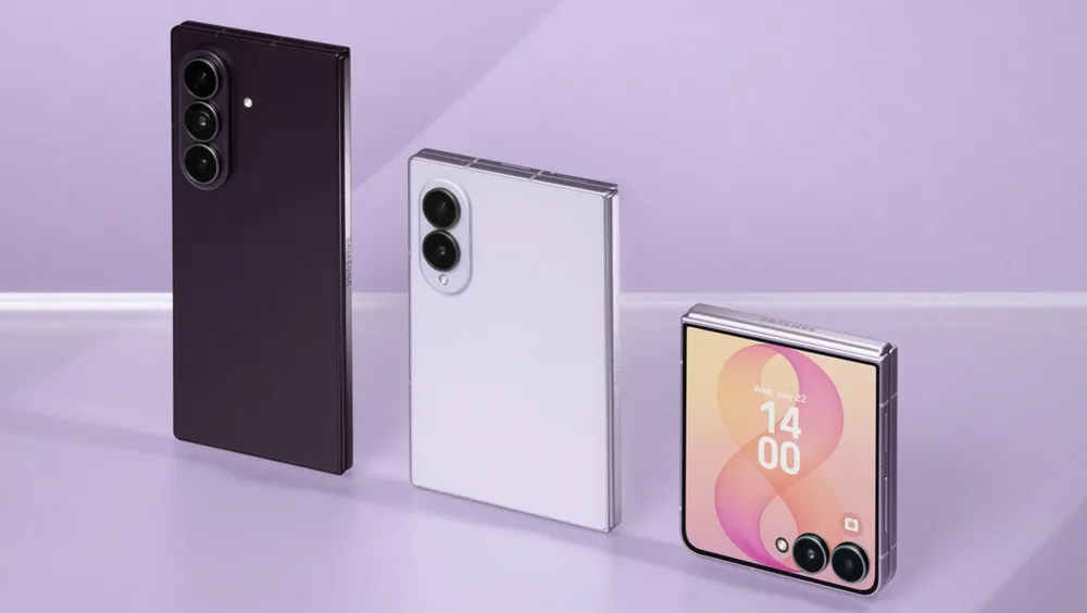 Galaxy Z Fold8 Ultra、Fold8 同 Flip8 三款 Samsung 摺機官方產品圖