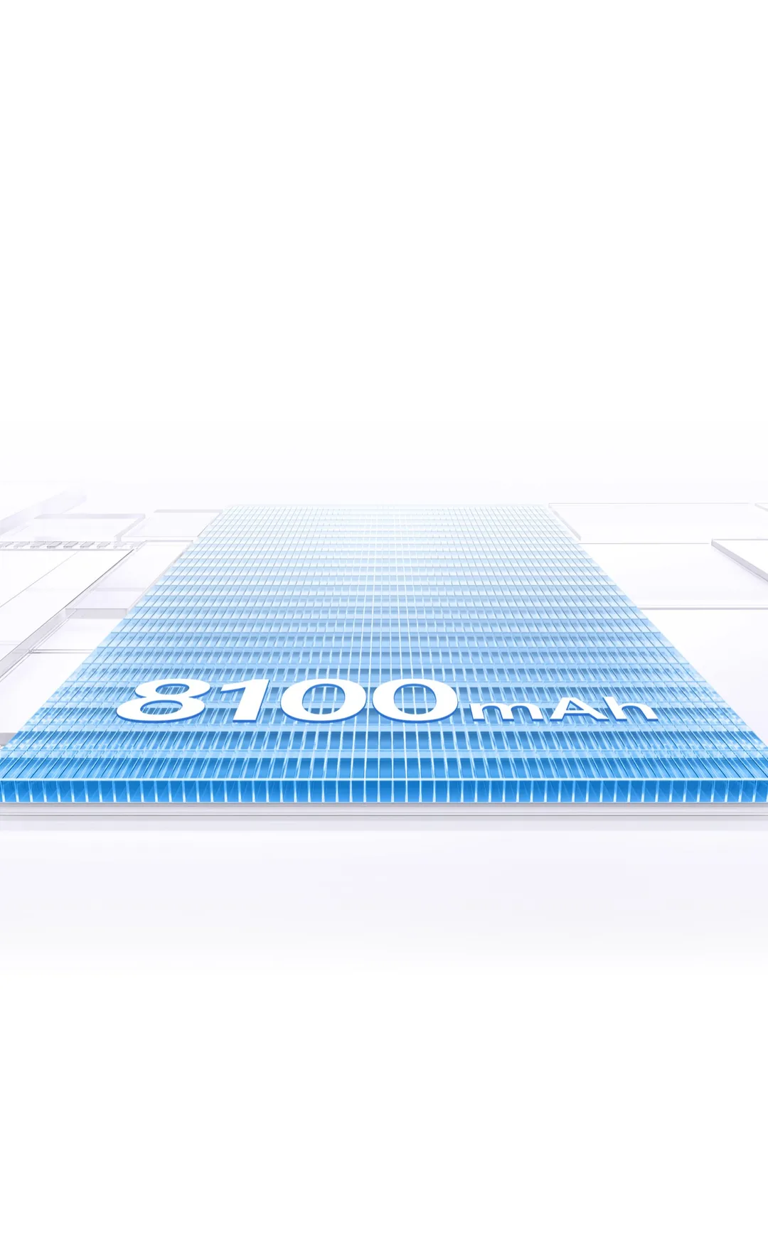 vivo Y500 官方電池示意圖,標示 8,100mAh 容量