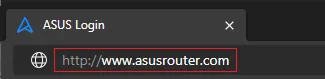 ASUS Router 韌體更新教學所示嘅管理介面畫面