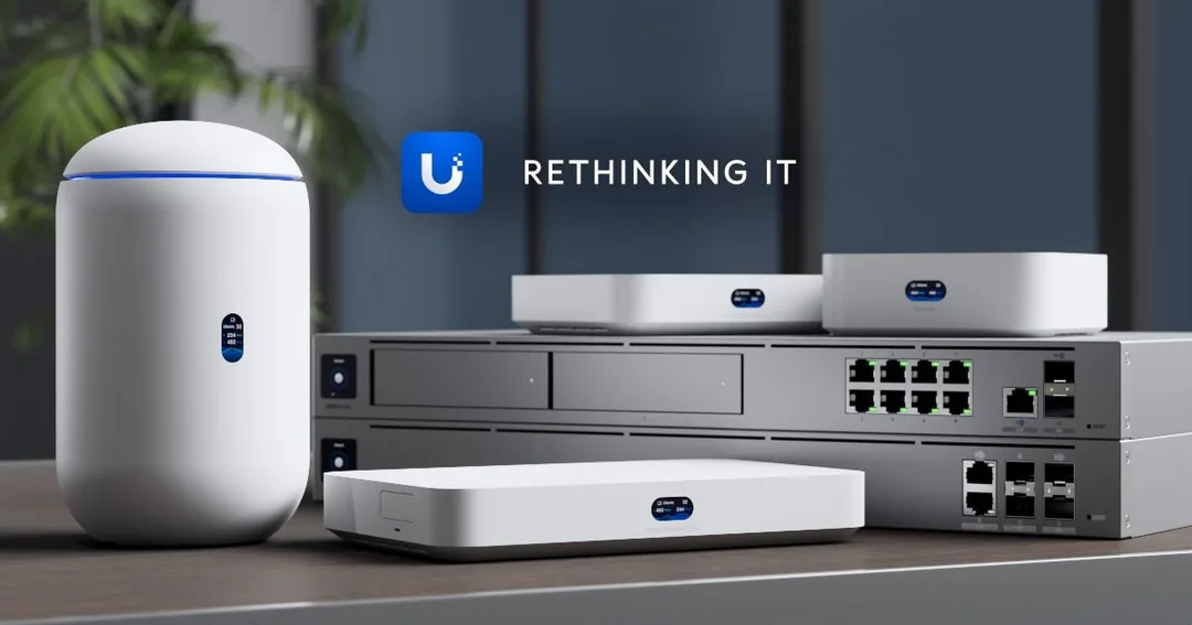 UniFi Cloud Gateway 產品系列同管理介面示意圖