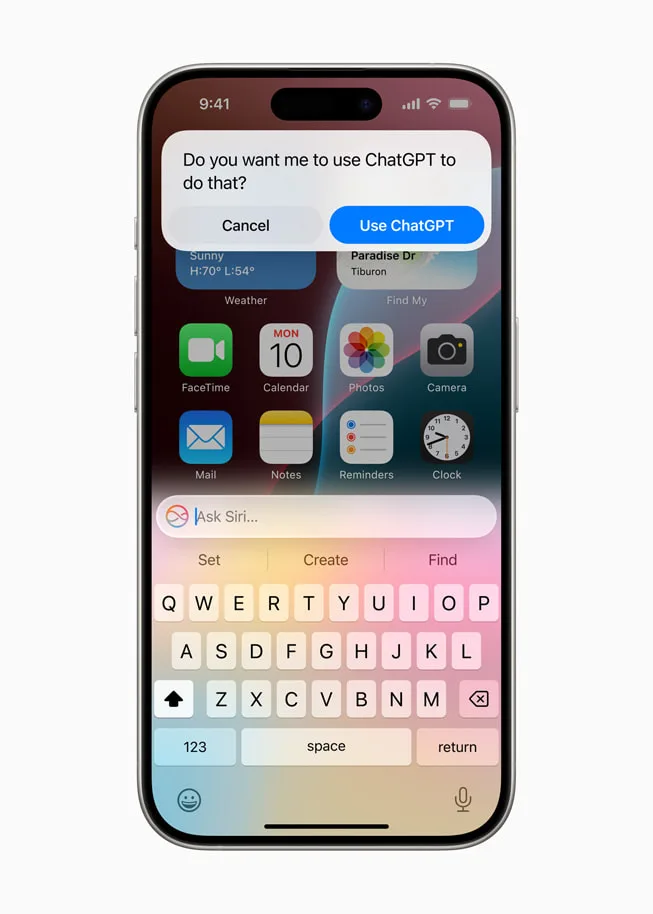 iPhone 上 Siri 先問用戶要唔要用 ChatGPT 處理要求