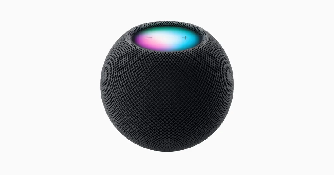 午夜暗色 HomePod mini 官方產品圖