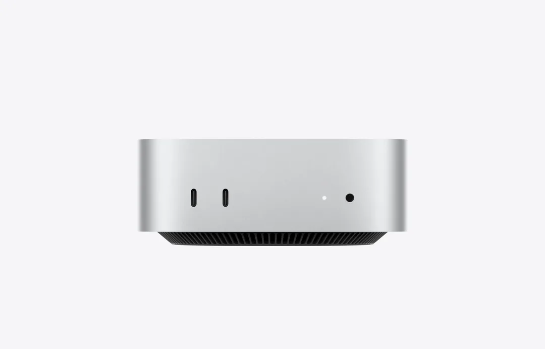 銀色 Mac mini 機身同 Apple silicon chip 圖