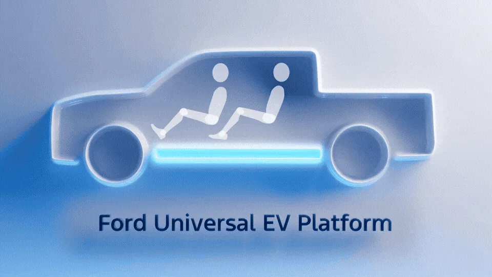 Ford Universal EV Platform 官方動畫，展示下一代電動車平台概念