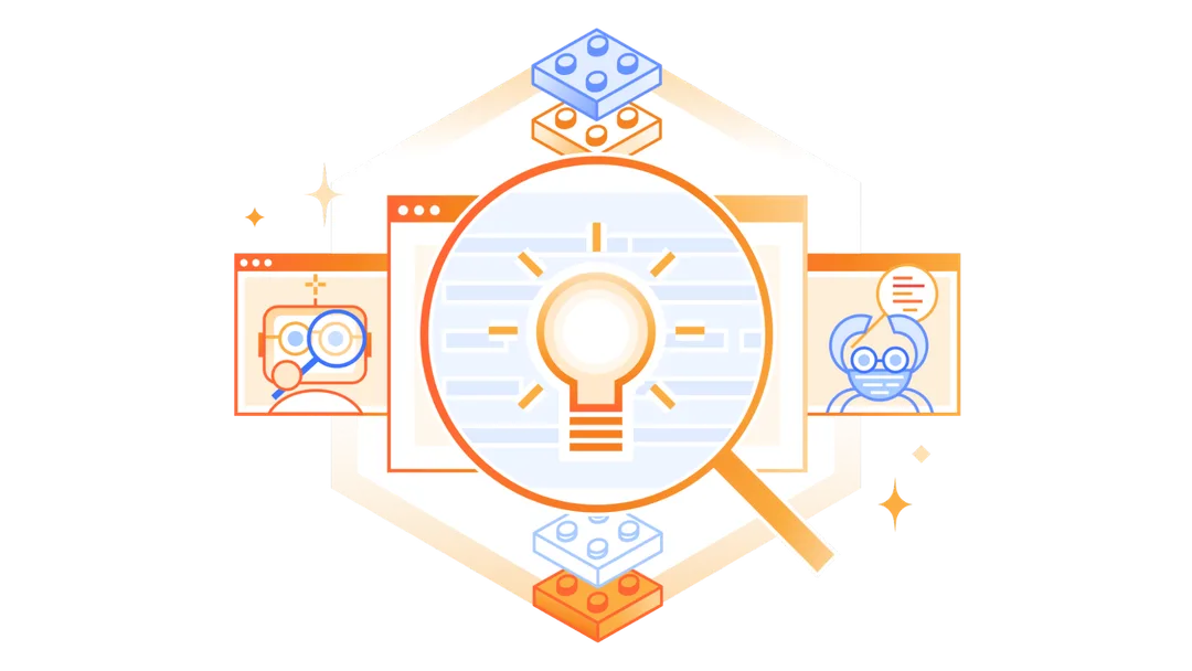 Cloudflare 官方 blog 用嚟示意 AI search 同內容索引嘅插圖