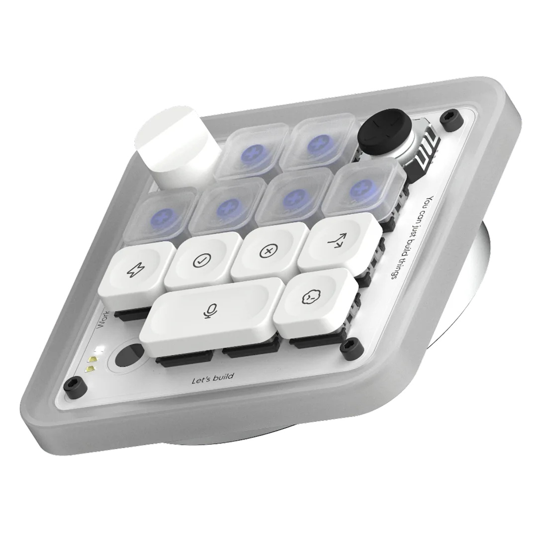Codex Micro 半透明機身同實體按鍵外觀