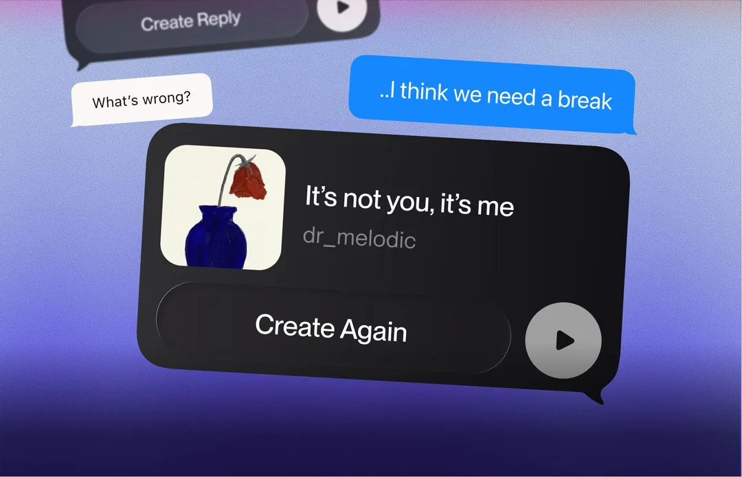Suno 喺 iPhone iMessage 鍵盤入面嘅音樂製作介面