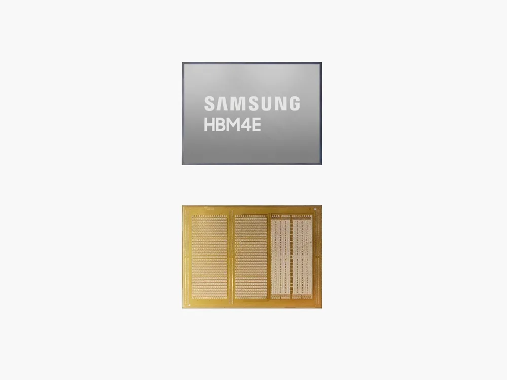 三星 HBM4E 高頻寬記憶體晶片產品圖