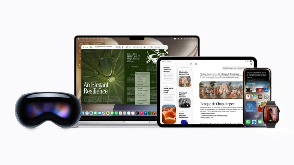 Apple 多款裝置展示 Siri AI 介面